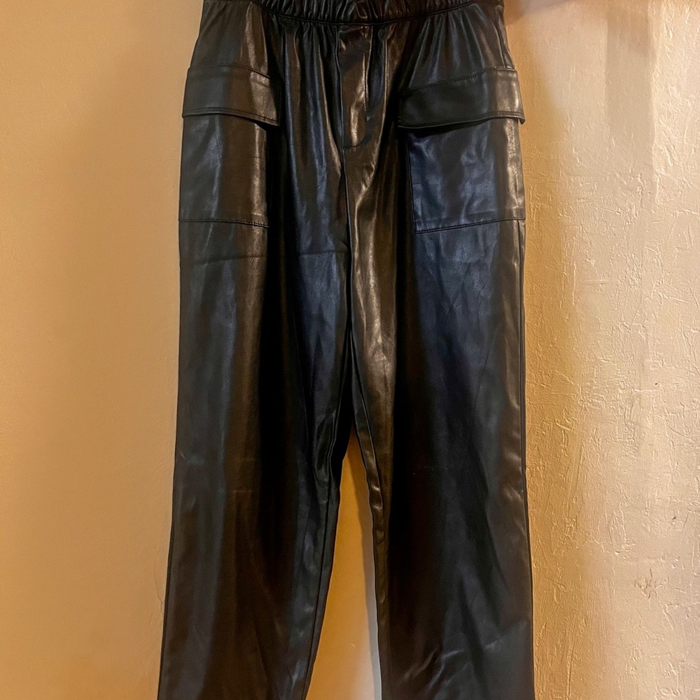 Black Leather Pants